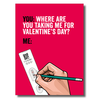 Where Are You Taking Me Card